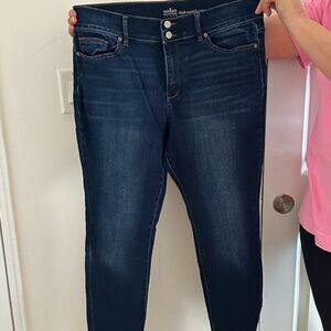 Soho Women's Deep Indigo Skinny Jeans